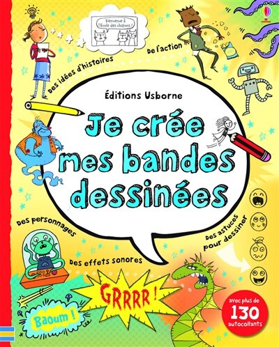 Front cover_Je crée mes bandes dessinées