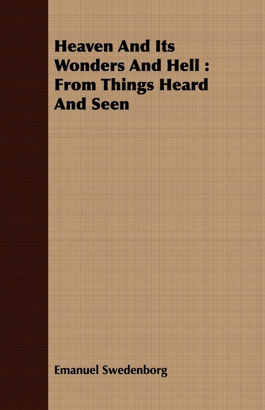 Front cover_Heaven And Its Wonders And Hell