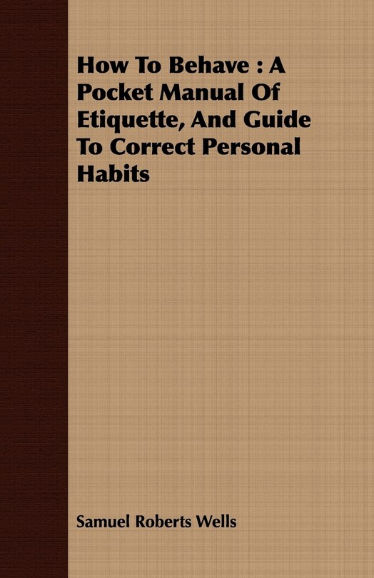 Couverture_How To Behave