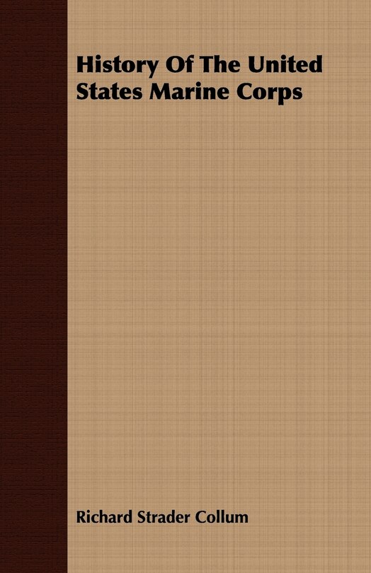 Couverture_History Of The United States Marine Corps
