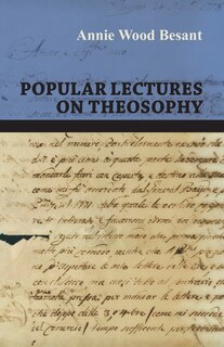 Front cover_Popular Lectures on Theosophy