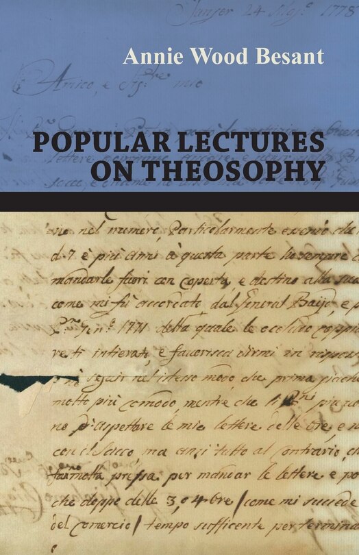 Front cover_Popular Lectures on Theosophy