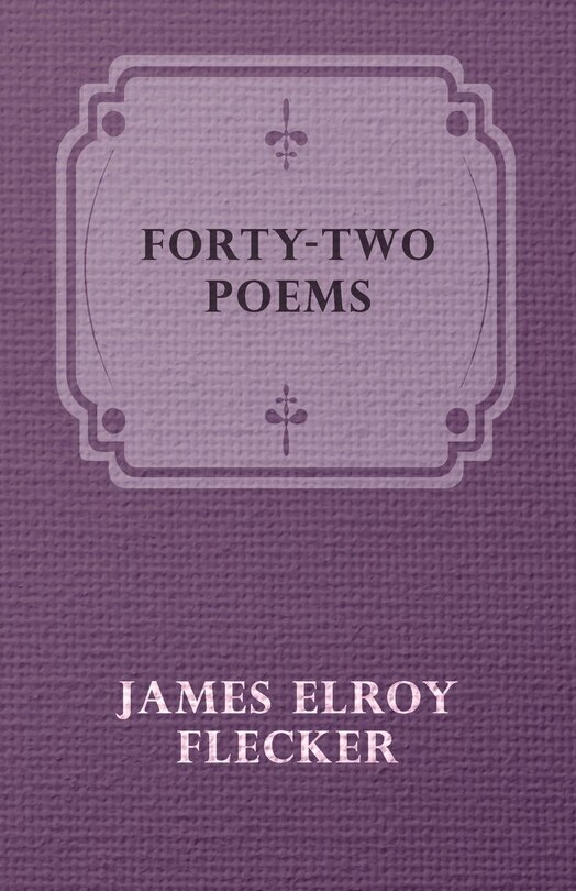 Front cover_Forty-Two Poems