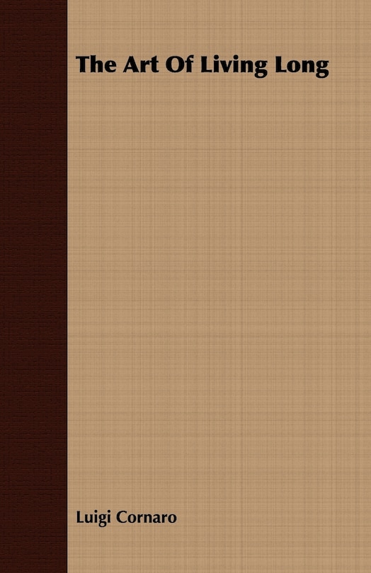 Couverture_The Art Of Living Long
