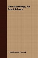 Couverture_Characterology; An Exact Science