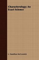 Couverture_Characterology; An Exact Science