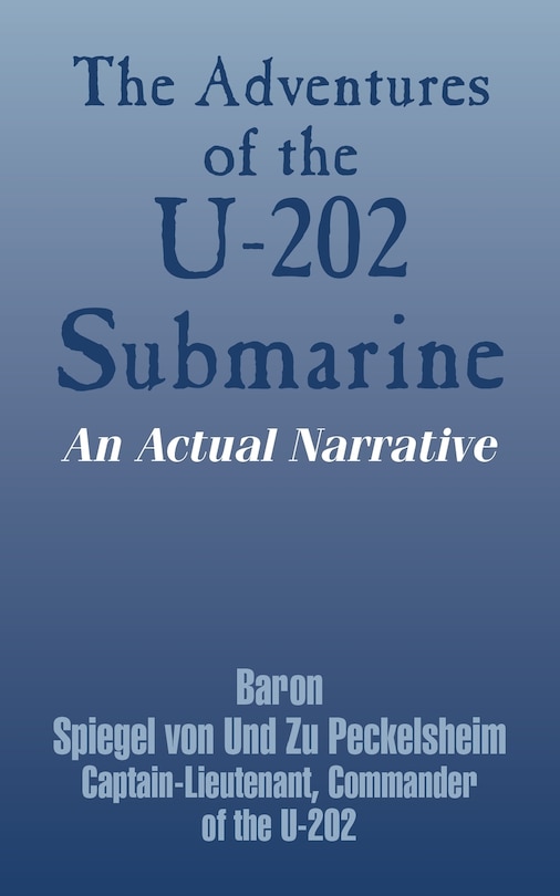 Front cover_The Adventures of the U-202 Submarine