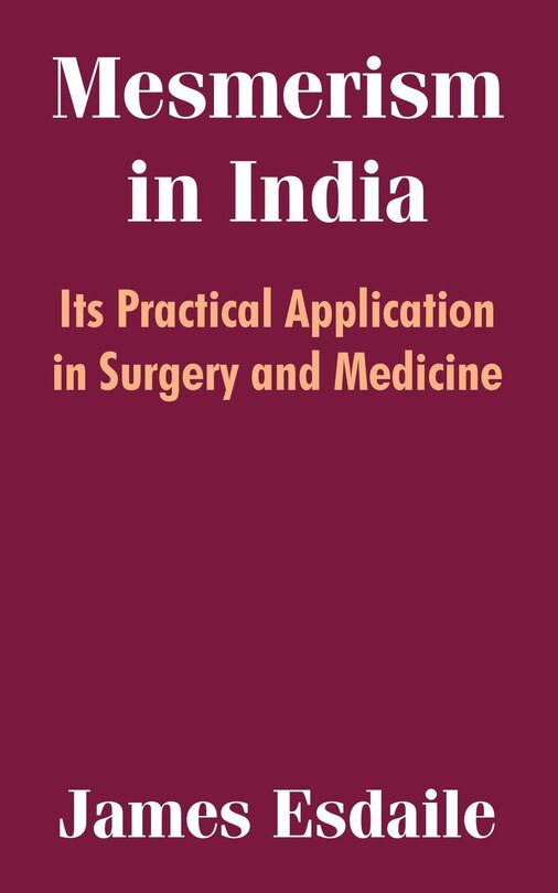Front cover_Mesmerism in India