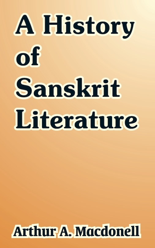 Couverture_A History of Sanskrit Literature