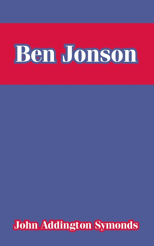 Front cover_Ben Jonson