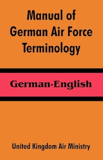 Front cover_Manual of German Air Force Terminology
