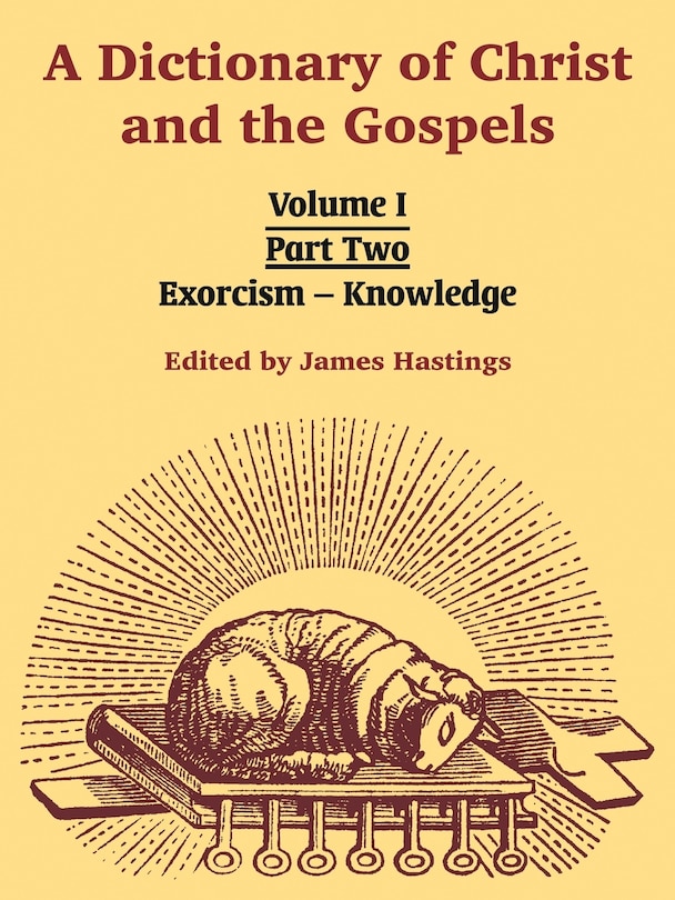 Couverture_A Dictionary of Christ and the Gospels
