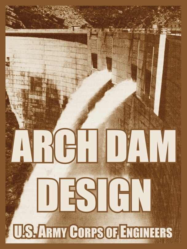 Front cover_Arch Dam Design