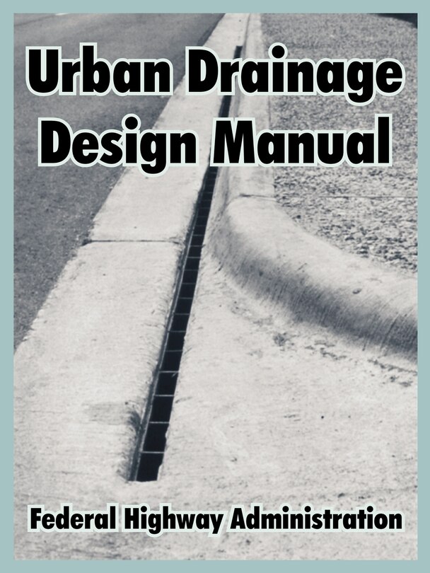 Front cover_Urban Drainage Design Manual