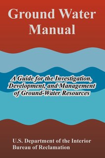 Front cover_Ground Water Manual