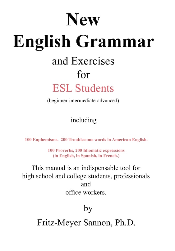 New English Grammar for ESL Students