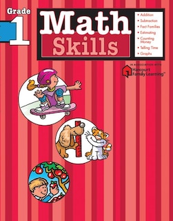 Front cover_Math Skills: Grade 1 (Flash Kids Harcourt Family Learning)