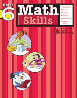Couverture_Math Skills: Grade 6 (Flash Kids Harcourt Family Learning)