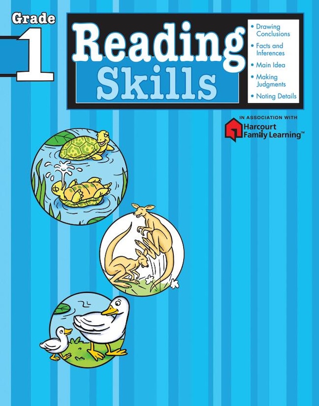 Front cover_Reading Skills: Grade 1 (Flash Kids Harcourt Family Learning)