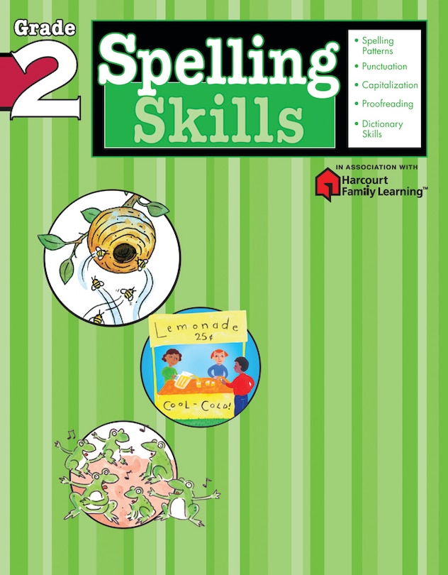 Spelling Skills: Grade 2 (flash Kids Harcourt Family Learning) image number 0