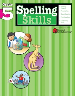 Front cover_Spelling Skills: Grade 5 (flash Kids Harcourt Family Learning)