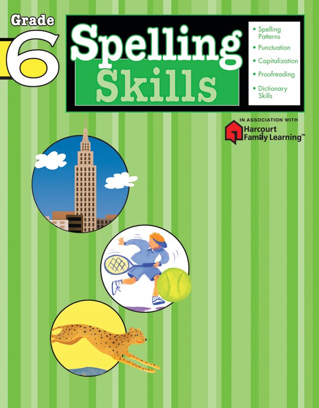 Couverture_Spelling Skills: Grade 6 (flash Kids Harcourt Family Learning)