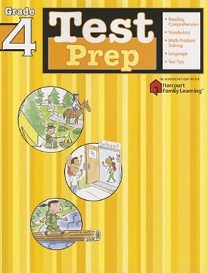 Couverture_Test Prep: Grade 4 (flash Kids Harcourt Family Learning)