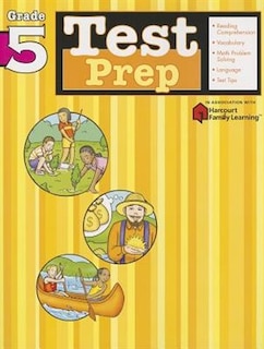 Couverture_Test Prep: Grade 5 (flash Kids Harcourt Family Learning)