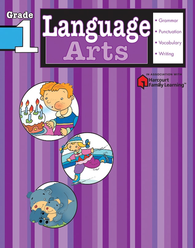 Couverture_Language Arts: Grade 1 (flash Kids Harcourt Family Learning)