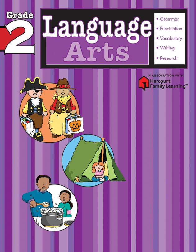 Couverture_Language Arts: Grade 2 (flash Kids Harcourt Family Learning)