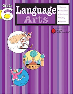 Couverture_Language Arts: Grade 6 (flash Kids Harcourt Family Learning)