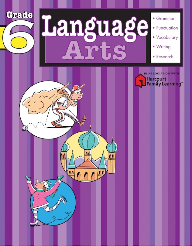 Couverture_Language Arts: Grade 6 (flash Kids Harcourt Family Learning)