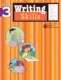 Front cover_Writing Skills: Grade 3 (flash Kids Harcourt Family Learning)