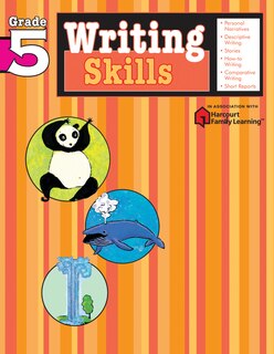 Front cover_Writing Skills: Grade 5 (flash Kids Harcourt Family Learning)