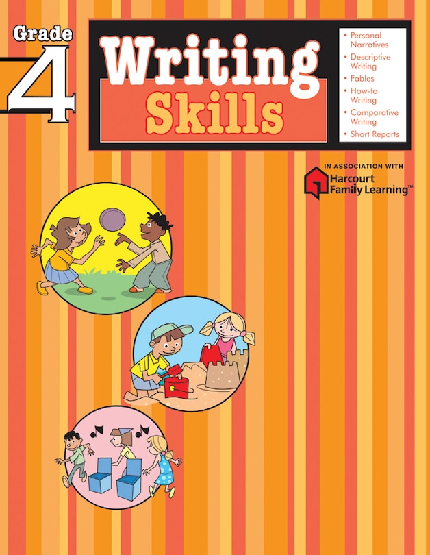 Couverture_Writing Skills: Grade 4 (flash Kids Harcourt Family Learning)