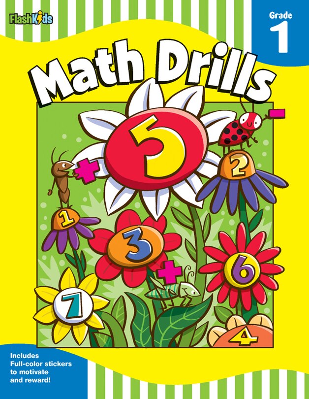 Front cover_Math Drills: Grade 1 (Flash Skills)