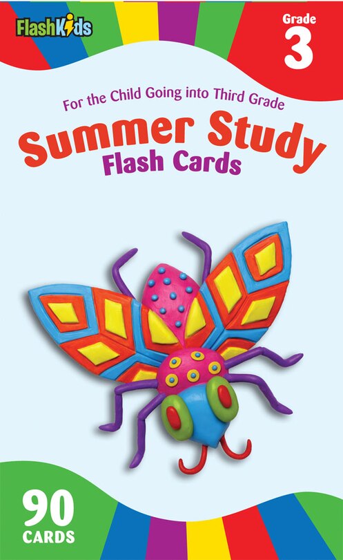 Front cover_Summer Study Flash Cards Grade 3 (Flash Kids Summer Study)