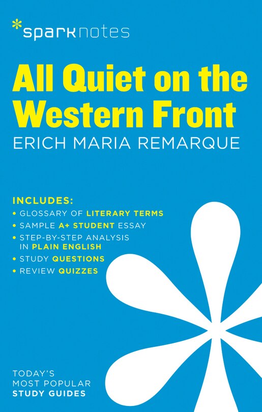 Couverture_All Quiet On The Western Front Sparknotes Literature Guide