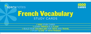 French Vocabulary Sparknotes Study Cards