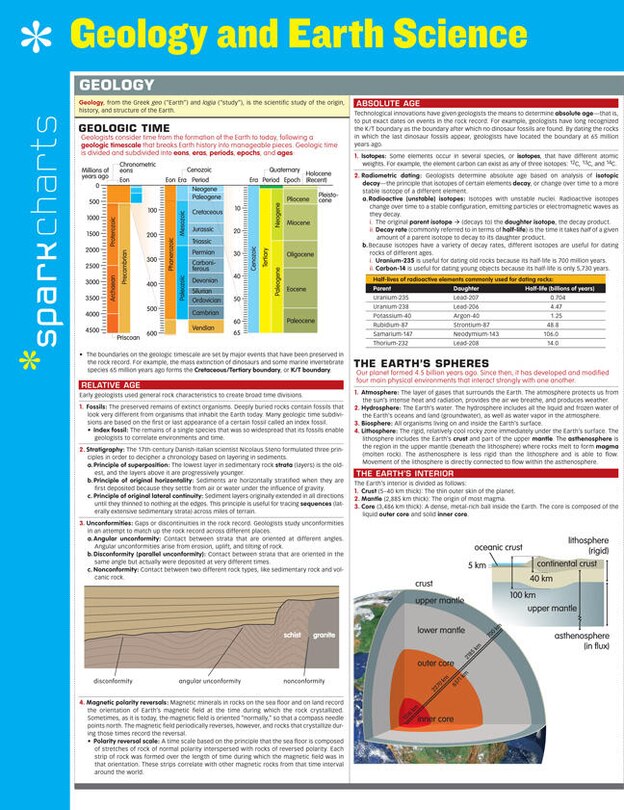 Couverture_Geology And Earth Science Sparkcharts