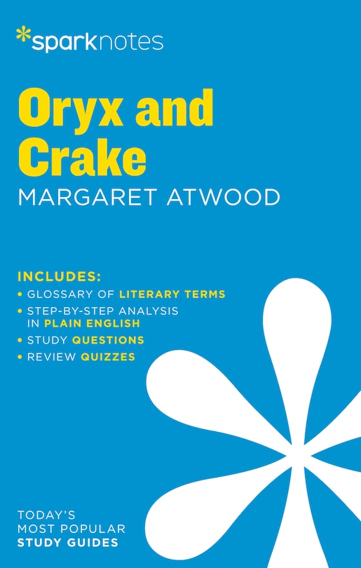 Front cover_Oryx And Crake Sparknotes Literature Guide