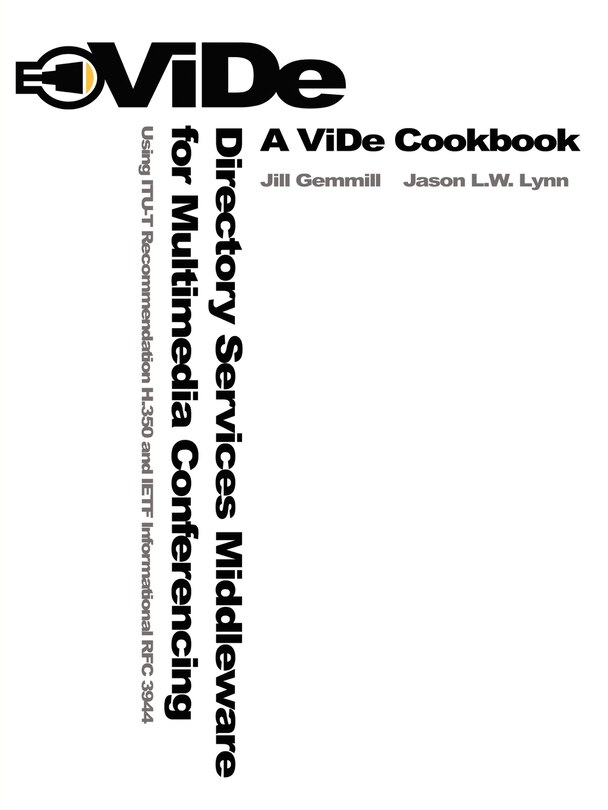 Front cover_Directory Services Middleware for Multimedia Conferencing