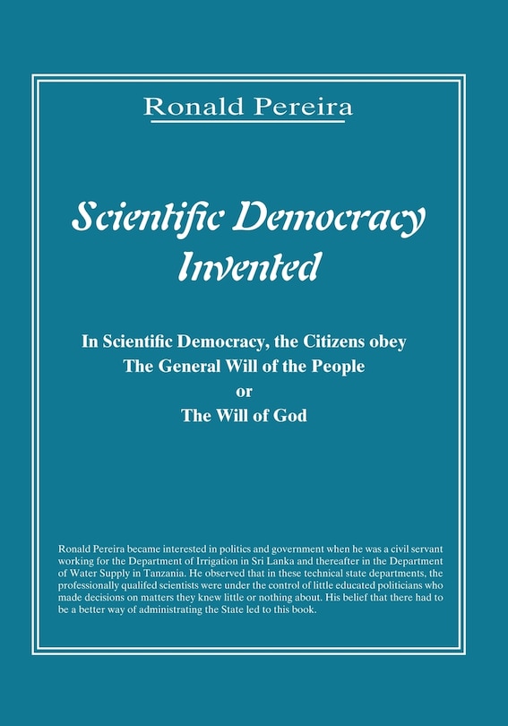 Front cover_Scientific Democracy Invented