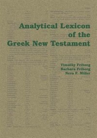 Couverture_Analytical Lexicon Of The Greek New Testament