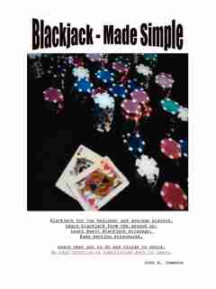 Blackjack - Made Simple by John A. Jameson