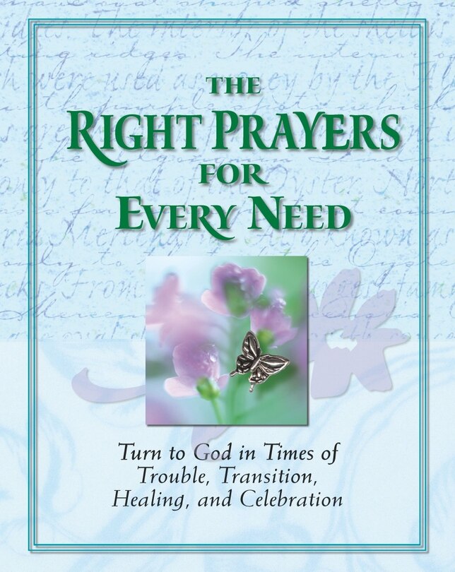 Front cover_The Right Prayers for Every Need (Deluxe Prayer Book)