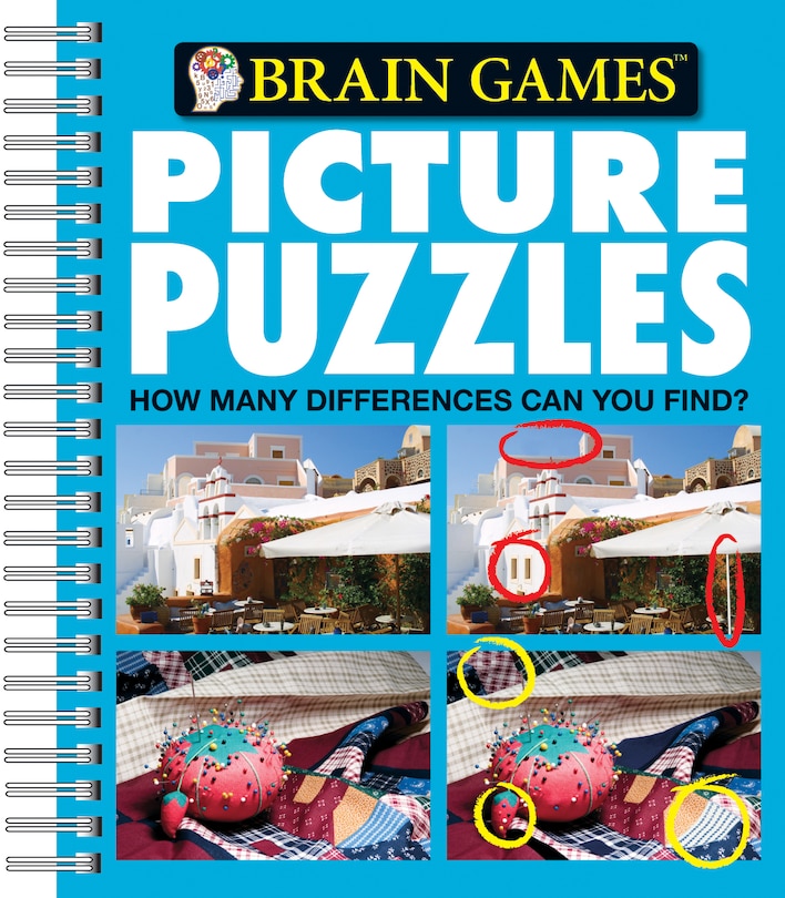 Front cover_Brain Games - Picture Puzzles #4: How Many Differences Can You Find?
