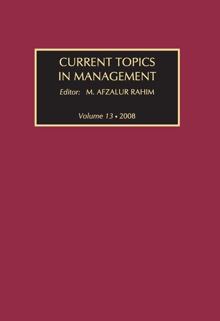Front cover_Current Topics in Management