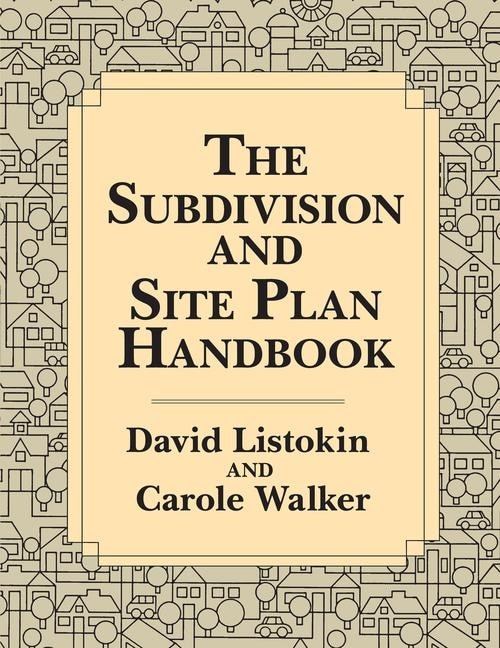 Front cover_The Subdivision and Site Plan Handbook