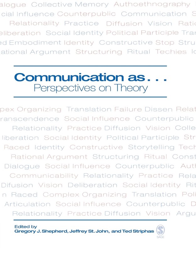 Communication As ...: Perspectives On Theory